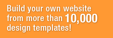 Build your own website from more than 25,000 design templates.